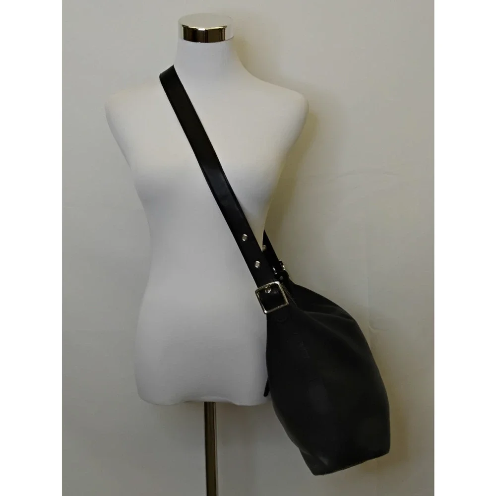 Coach Legacy Shoulder Bag Black Leather Bucket Bag Purse No. 19889 #J5883